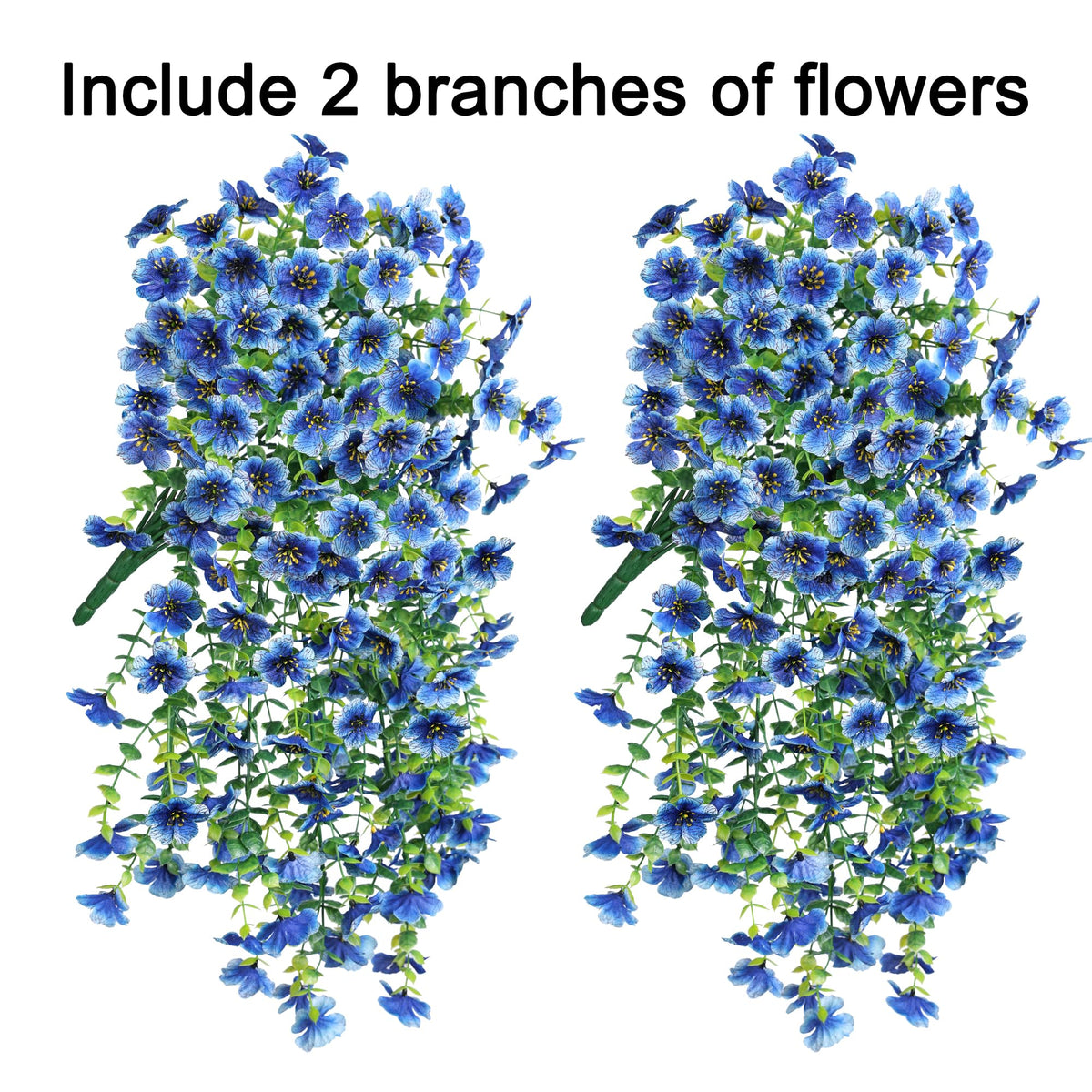 INSPRING faux outdoor flowers UV resistant for long-lasting color on balconies and patios.