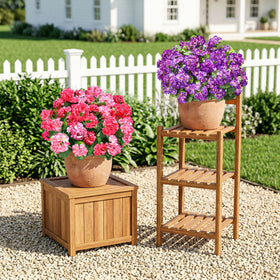 INSPRING front-door accents with color and texture for inviting exterior spaces.