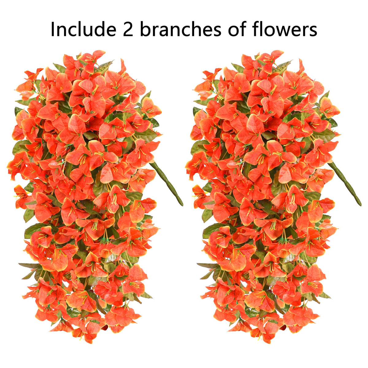 INSPRING front door bougainvillea decor creates inviting autumn curb appeal.