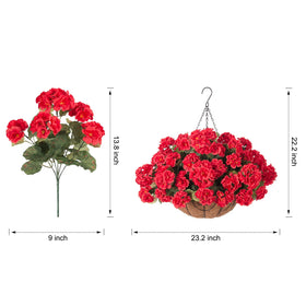 INSPRING Geraniums red bundle illustrating year-round color