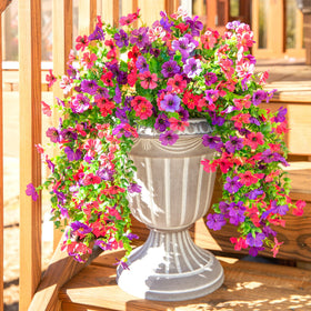INSPRING hanging plant vines enhance porches with realistic texture and color.
