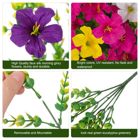 INSPRING life-like petals and color gradients enhance porches and front doors.