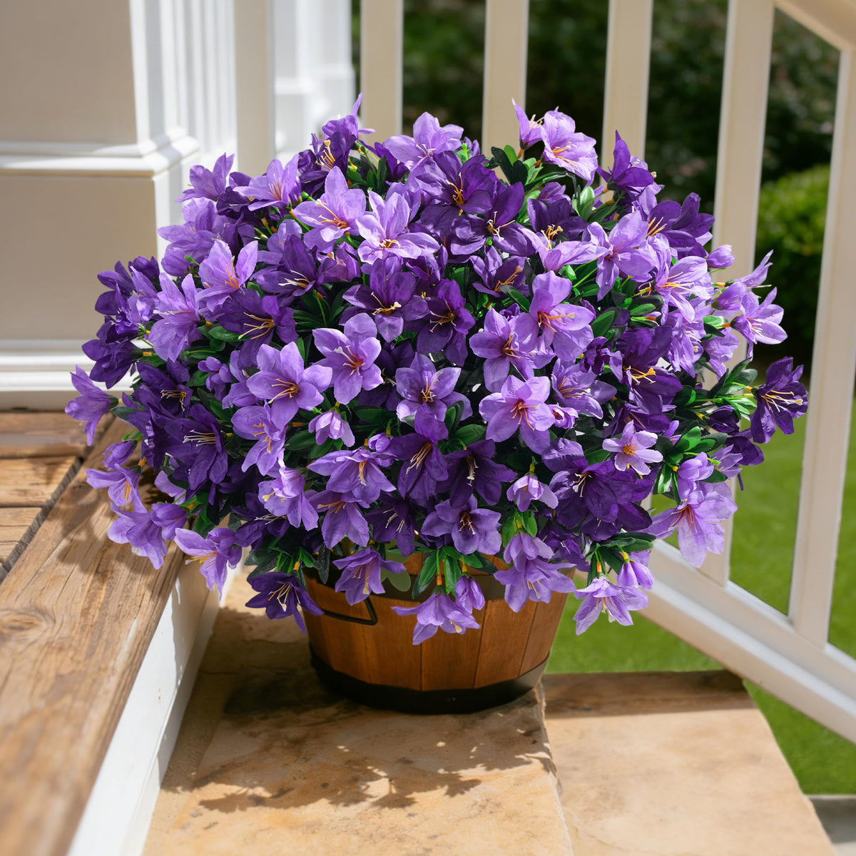 INSPRING outdoor garden decor setup for patio and yard