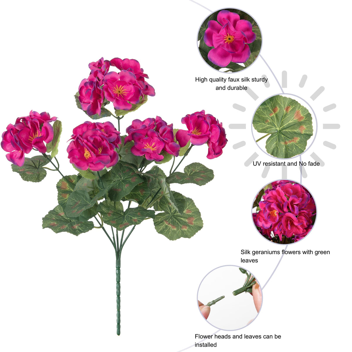 INSPRING outdoor geraniums require no watering or pruning