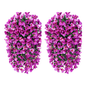INSPRING realistic faux blooms with durable green leaves for exteriors.