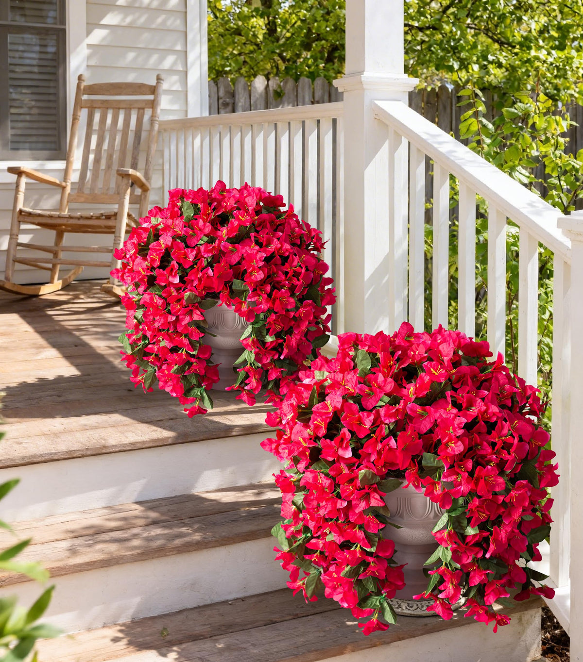 INSPRING realistic silk bougainvillea vine for outdoor walls and planters