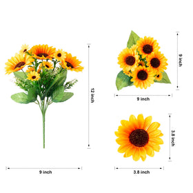 INSPRING sunflowers garden-path decor creates seasonal charm outdoors.