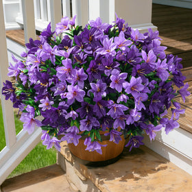INSPRING UV-resistant faux azalea preserves outdoor color