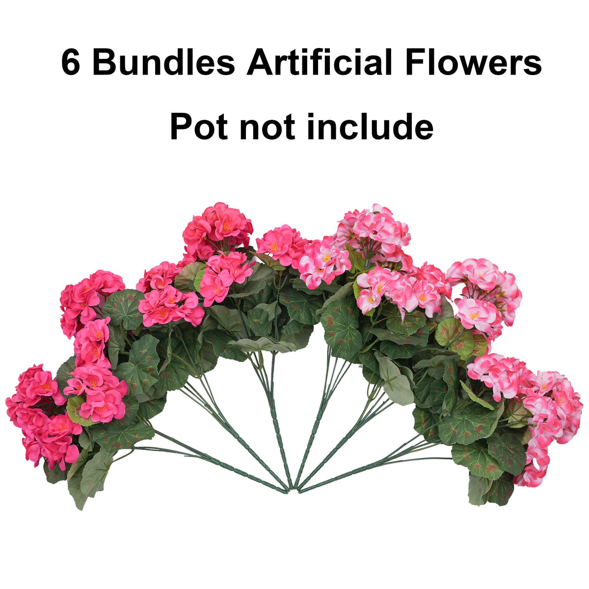 INSPRING UV-resistant geraniums withstand sun and rain for durable outdoor planters.