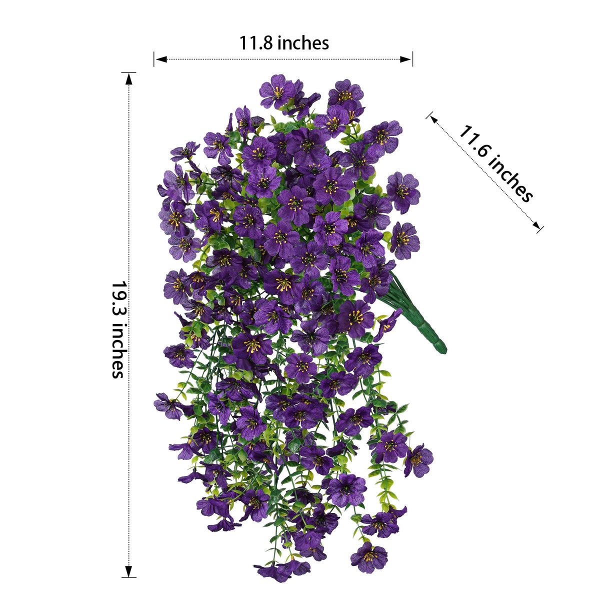 INSPRING UV-resistant outdoor artificial plants withstand sun and rain.