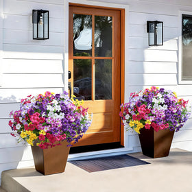 INSPRING waterproof silk flowers ideal for year-round outdoor arrangements.