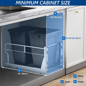 Insputer heavy-duty steel construction ensures durable daily use under cabinets