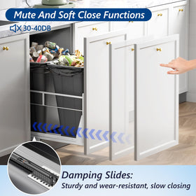 Insputer fits under most 18x24 cabinet openings for hidden storage