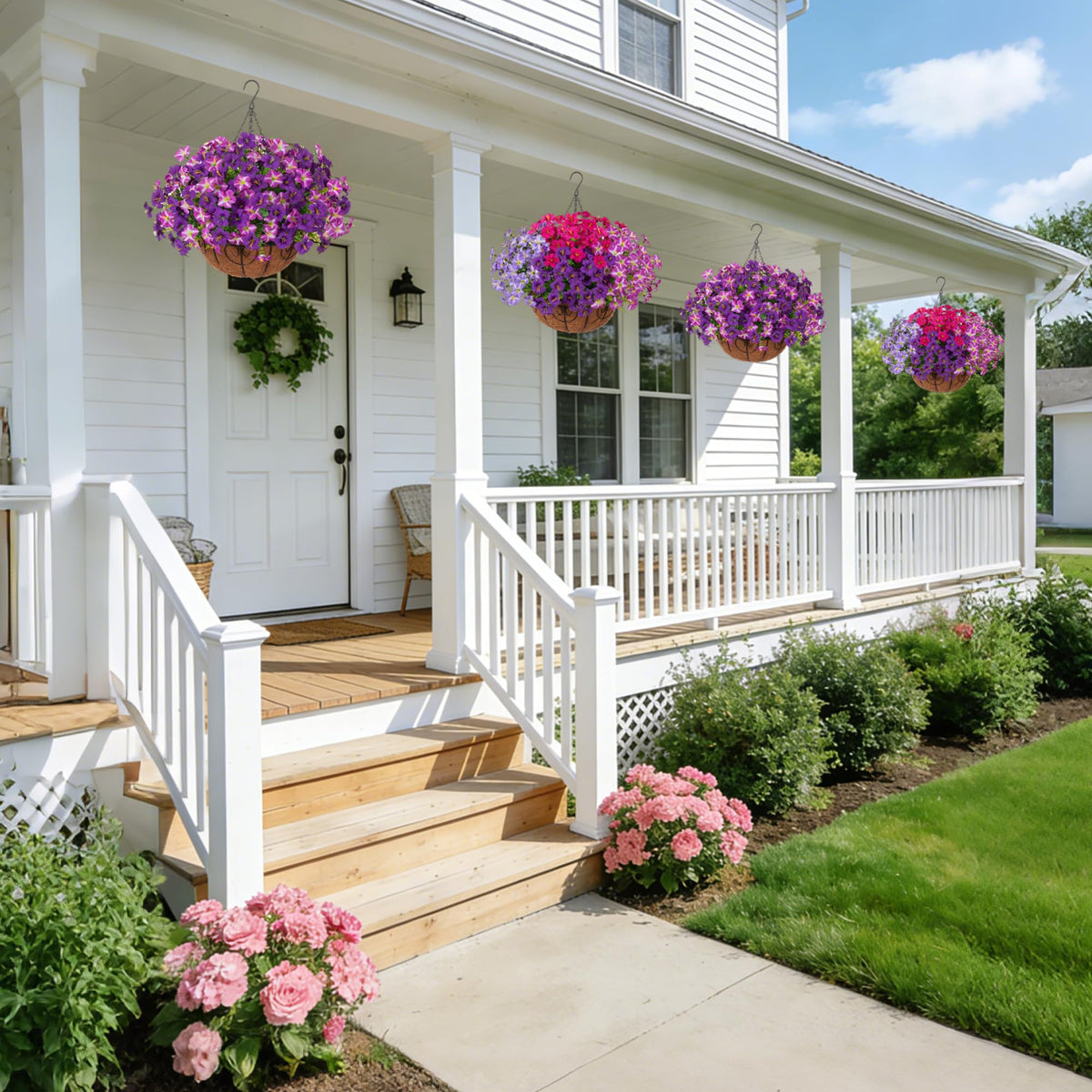 UV-resistant INSPRING blooms stay vivid in sunlit patios and balconies.