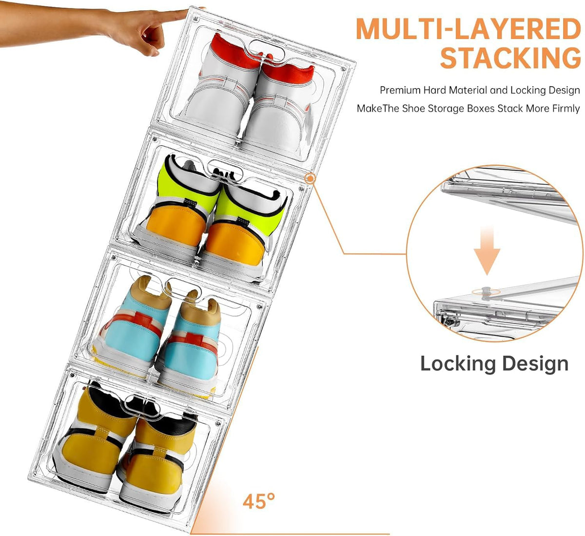 INSTY easy-assembly box set locks quickly and cleanly