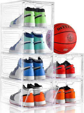 INSTY large shoe storage box with transparent display for easy identification