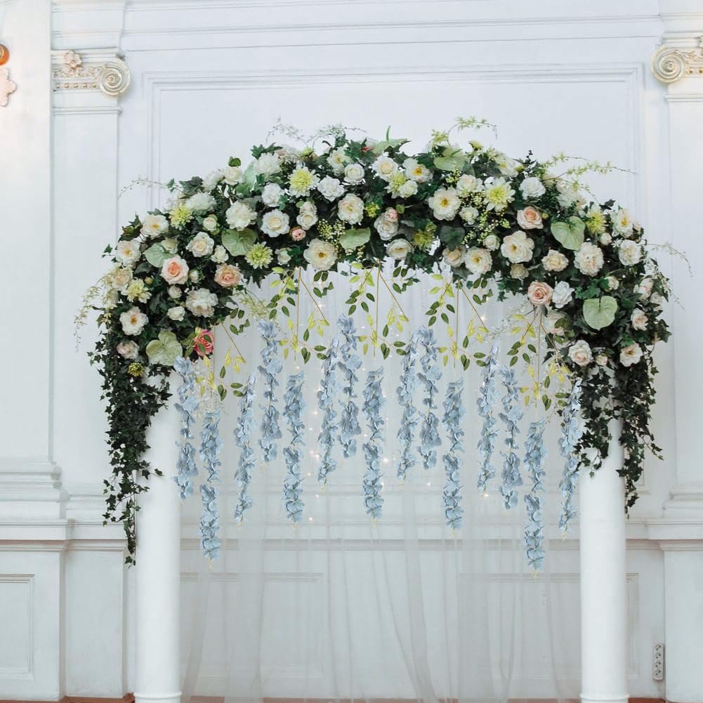 INSUNSIX hanging wisteria invites on windows and ceilings