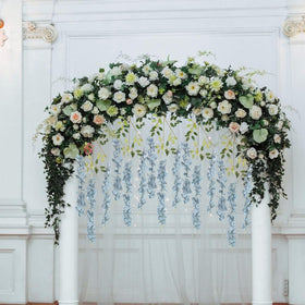INSUNSIX hanging wisteria invites on windows and ceilings