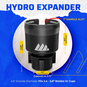 Integral Hydro Expander fits 32-40 oz bottles for on-the-go hydration.