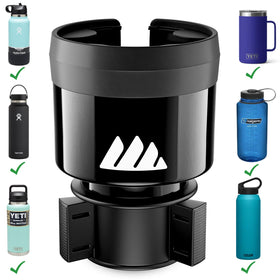 Integral Hydro Expander base diameter range 2.5 to 3.75 inches for secure cup holder fit.