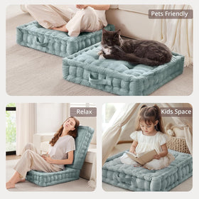 Spot-clean care instructions for the Azza cushion to preserve color