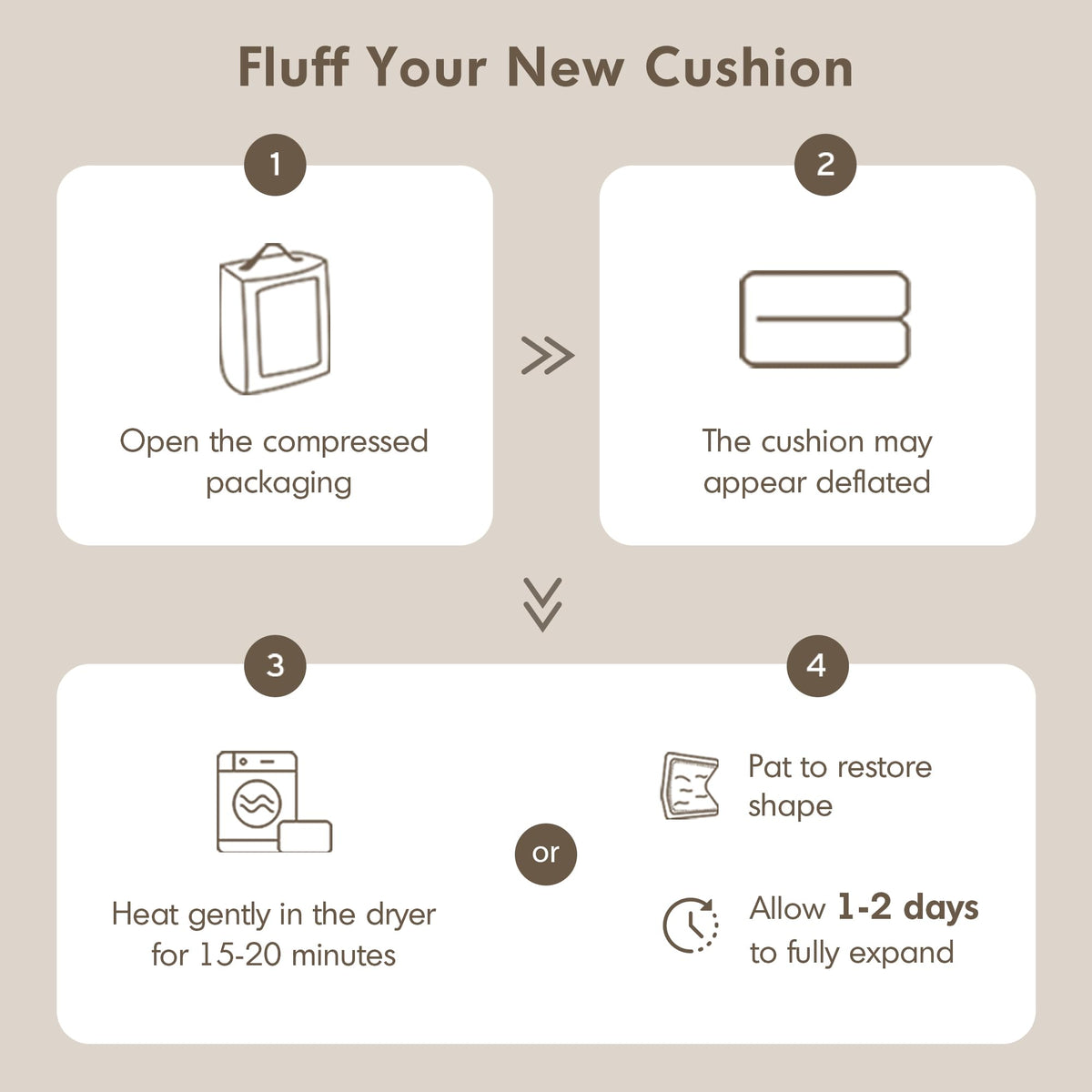 Intelligent Design Azza floor pillow ivory edge stitching, elegant hand sewn scalloped edge.