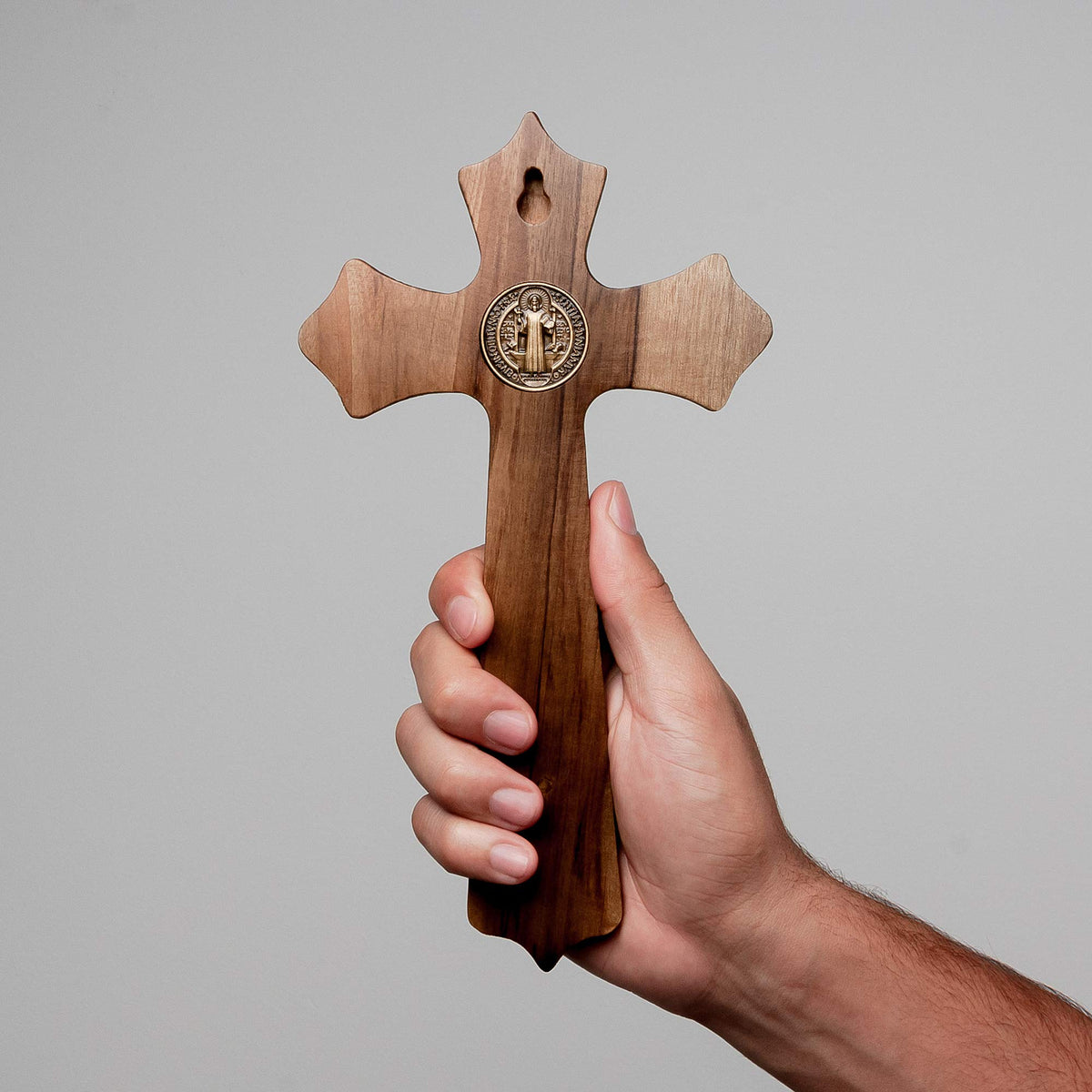 Intercession handmade Brazilian artisan cross brings refined craftsmanship to living spaces.