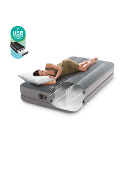 Intex 64112E built-in USB pump inflates quickly for easy setup