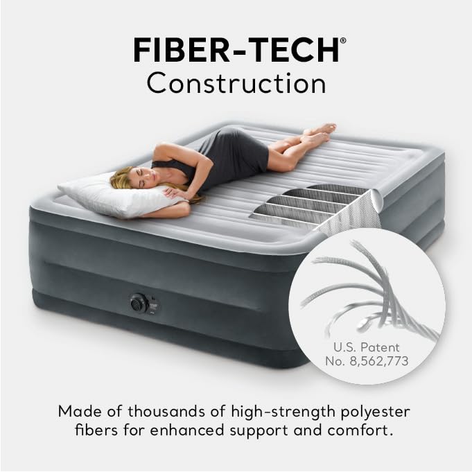 Intex 64417ED edge construction emphasizes stability during sleep
