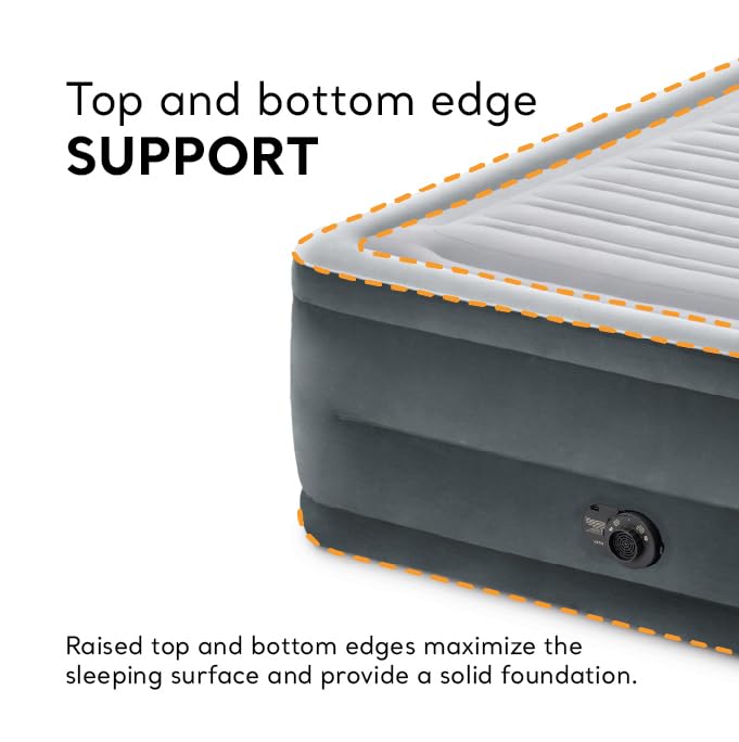 Intex 64417ED inflation stretch note: re-inflate as needed for full firmness