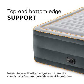 Intex 64417ED inflation stretch note: re-inflate as needed for full firmness