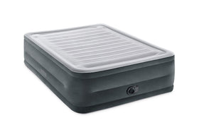 Intex 64417ED queen air mattress top view shows plush surface for guests