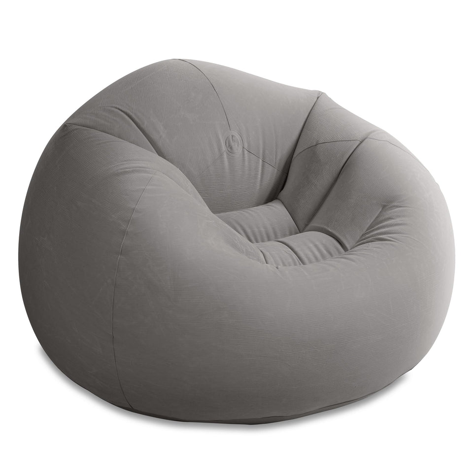 Intex Beanless Bag Chair with corduroy texture for cozy lounging