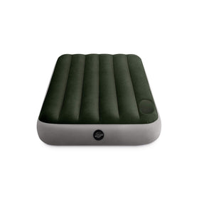 Intex Dura-Beam Downy air mattress surface for comfortable sleeping outdoors