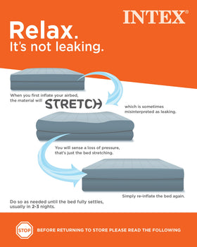 Intex Fiber-Tech beam construction delivers durable support without sag