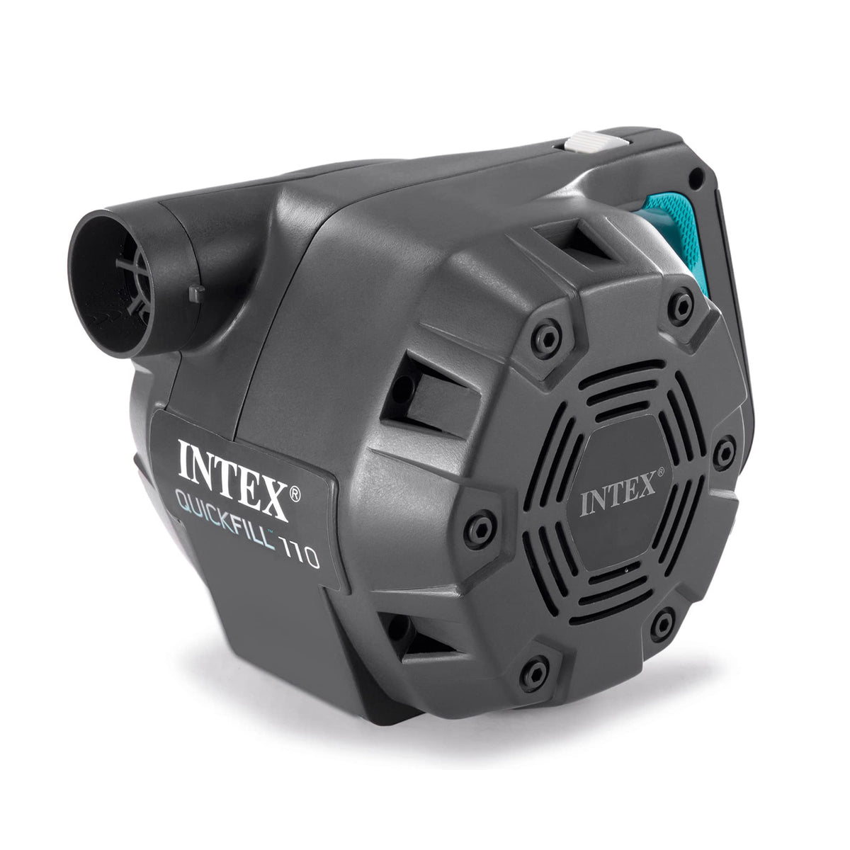 Intex Quick Fill compact design shown for easy storage