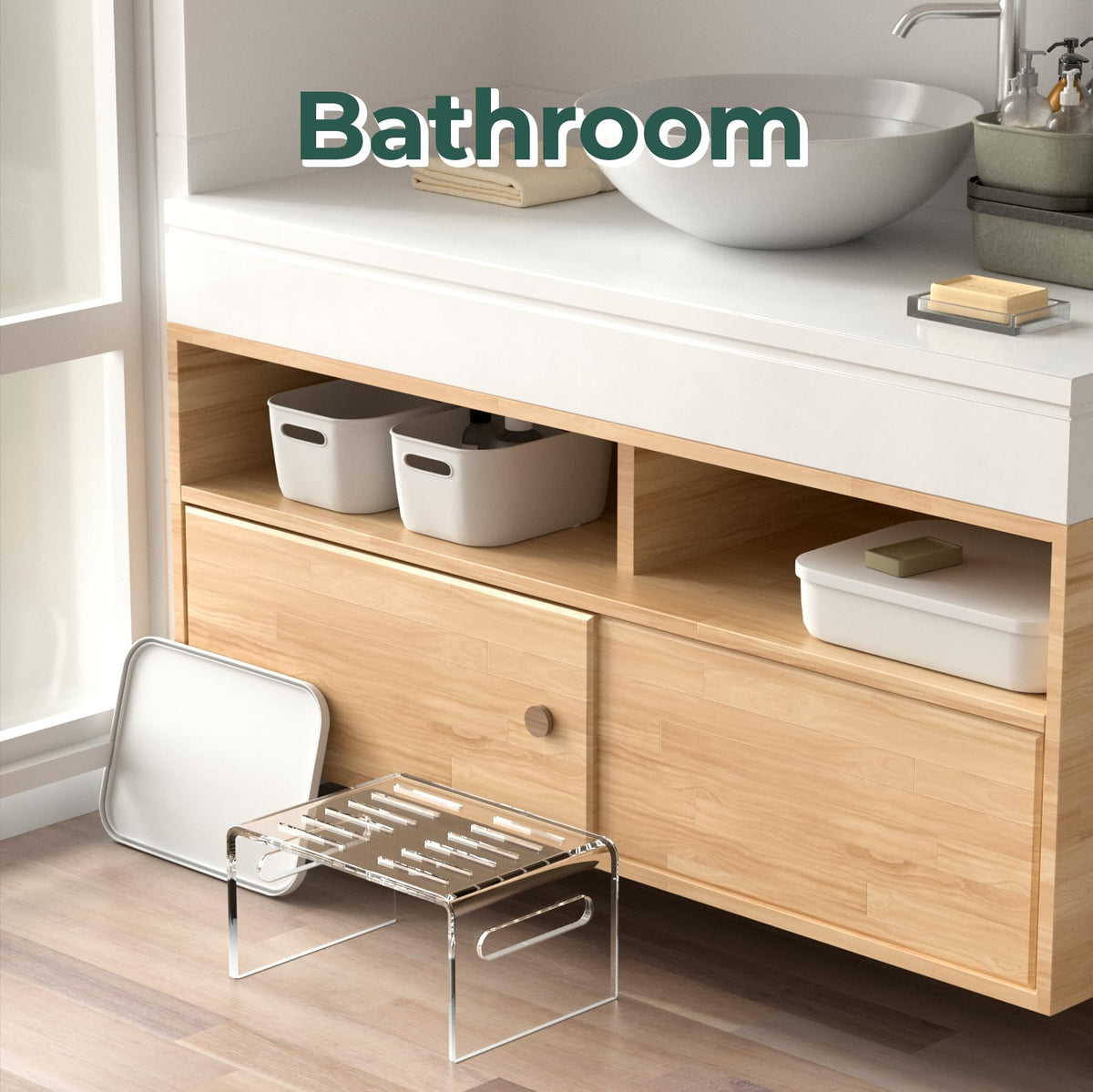 Invisibiliter non-slip bottom adds extra stability during use.