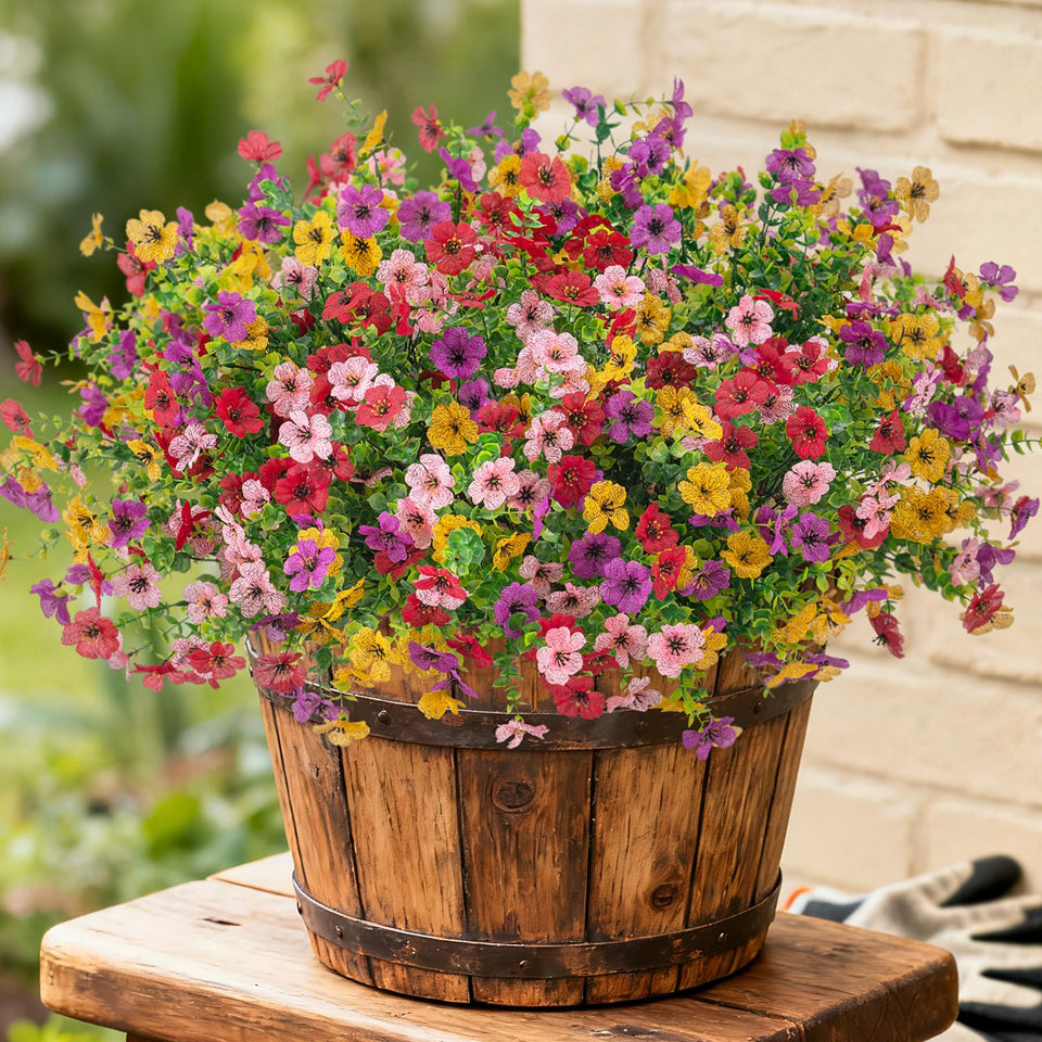 INXUGAO artificial daisy bundle for outdoor decor enhancing porch color and year-round charm