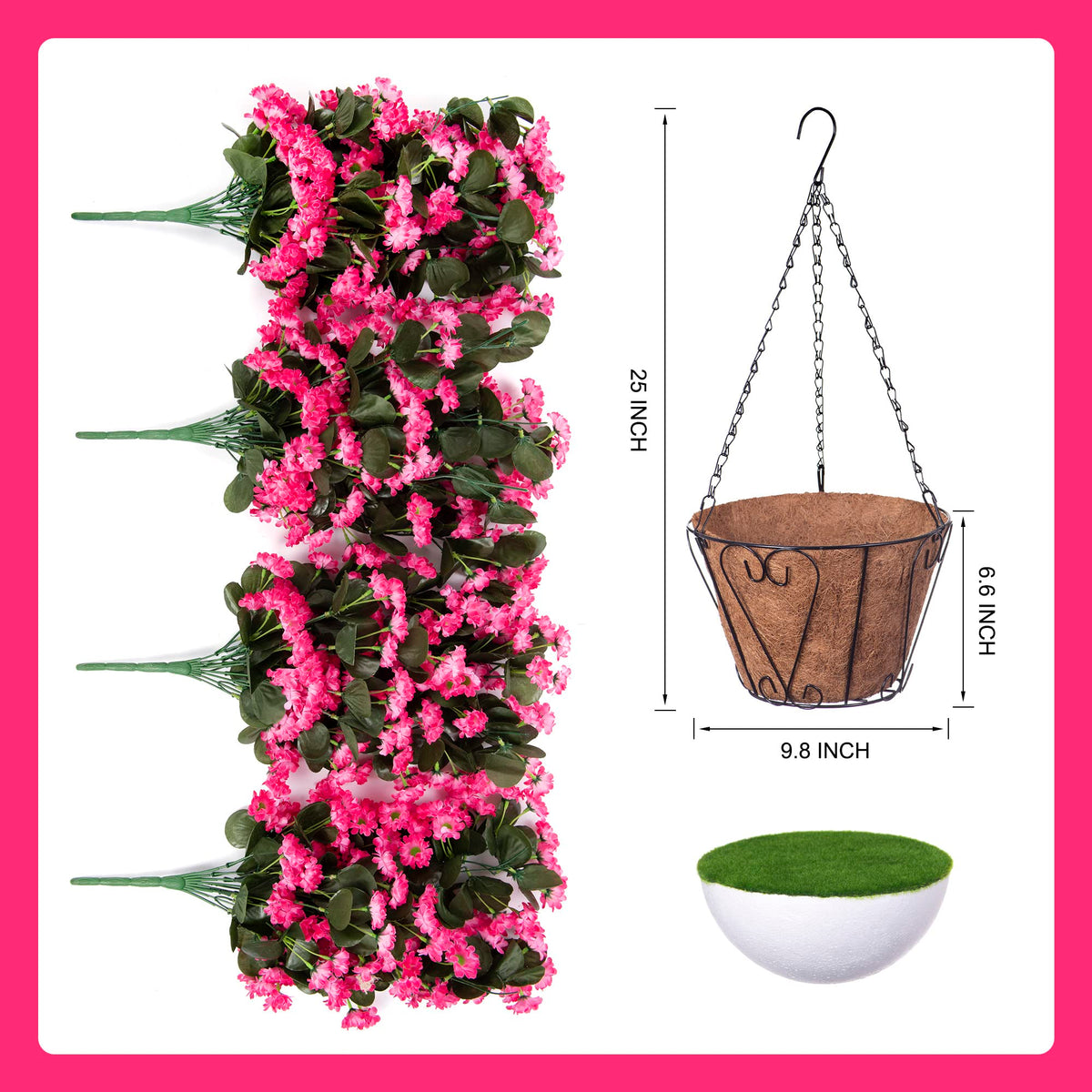 INXUGAO artificial daisy flowers branch showcases bright, maintenance-free blooms.