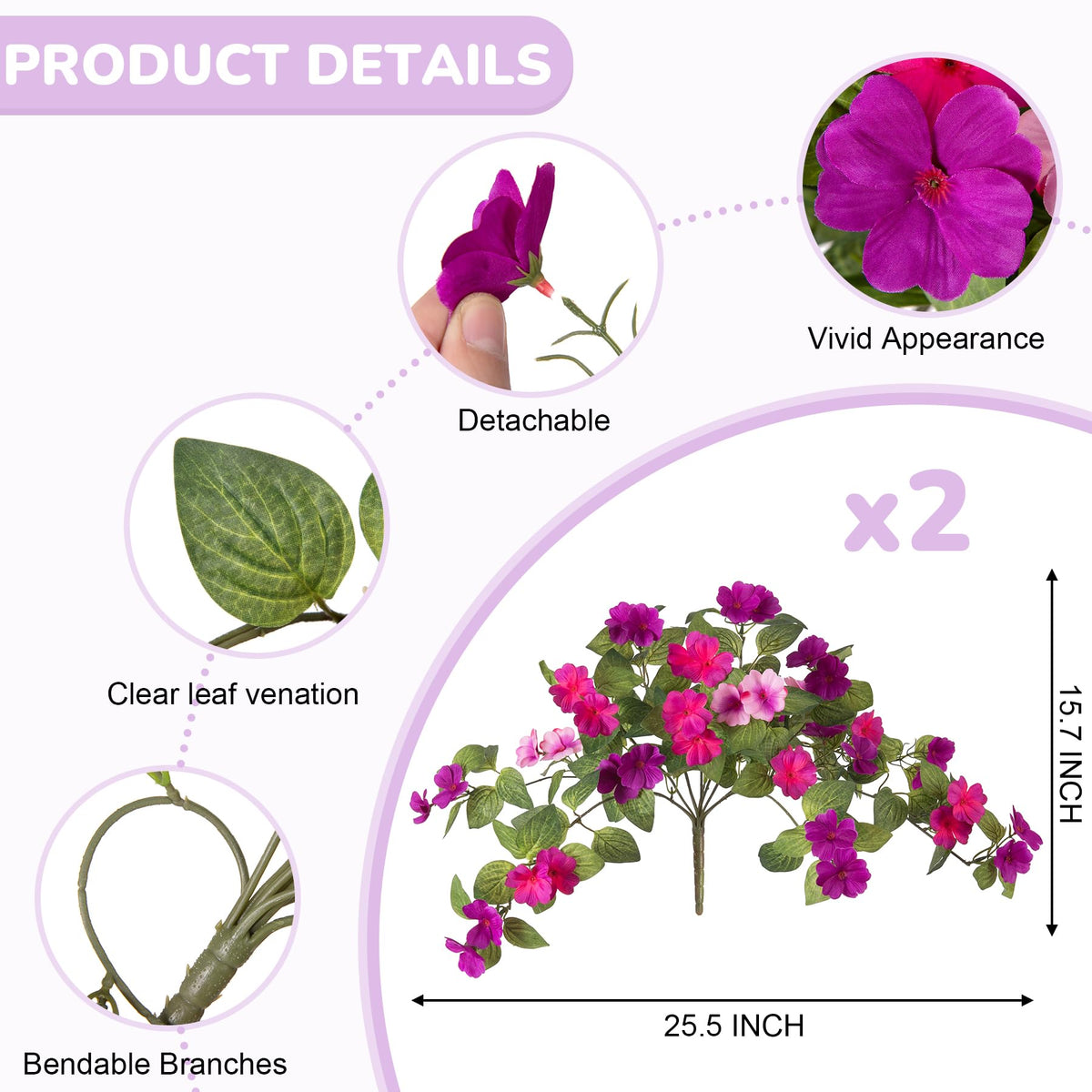 INXUGAO two bundles featured unleash lush, maintenance-free yard accents.
