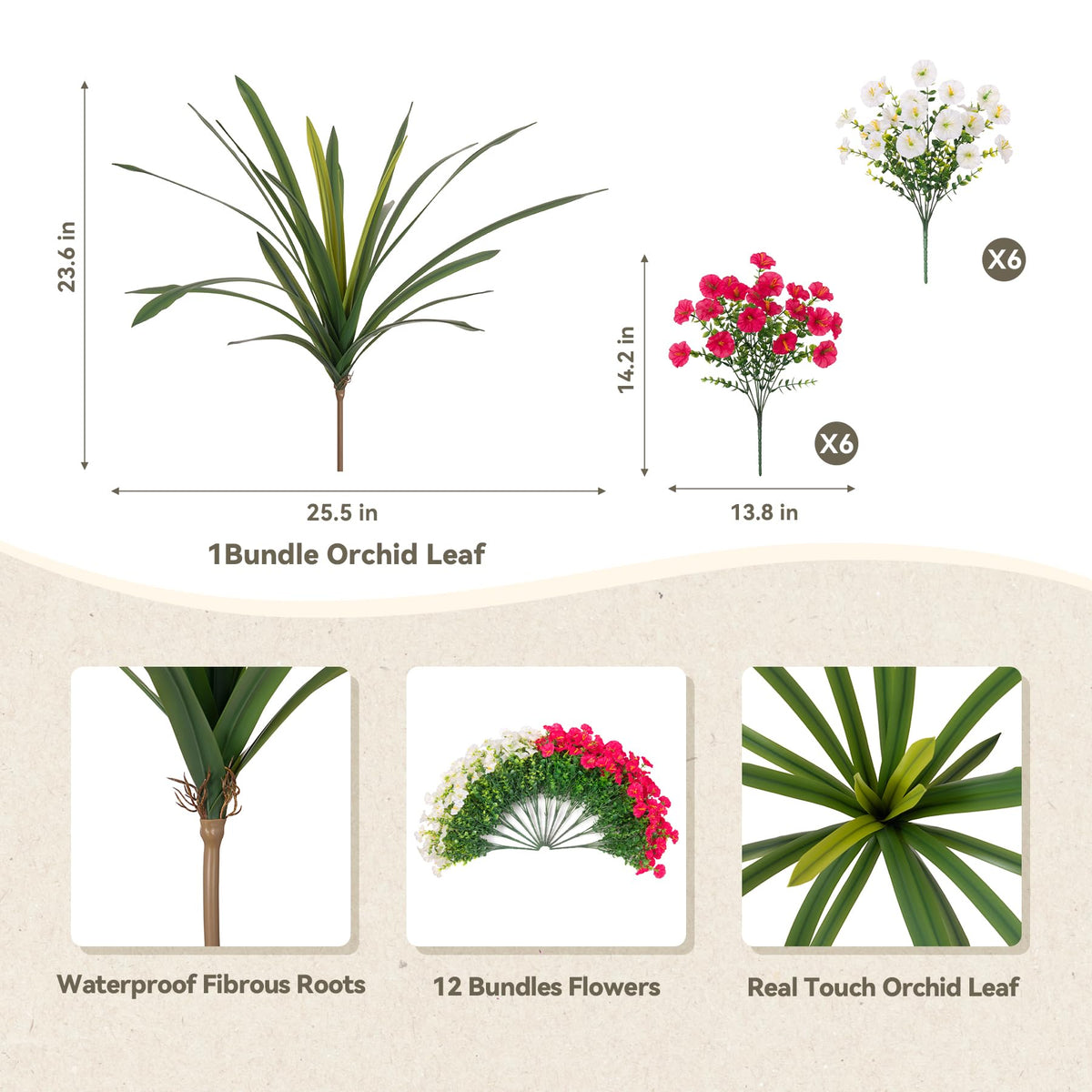 INXUGAO artificial morning glory bundles with eucalyptus leaves enhance outdoor spaces.