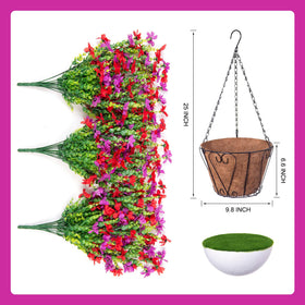 INXUGAO quick 5-minute assembly view of the hanging planter.