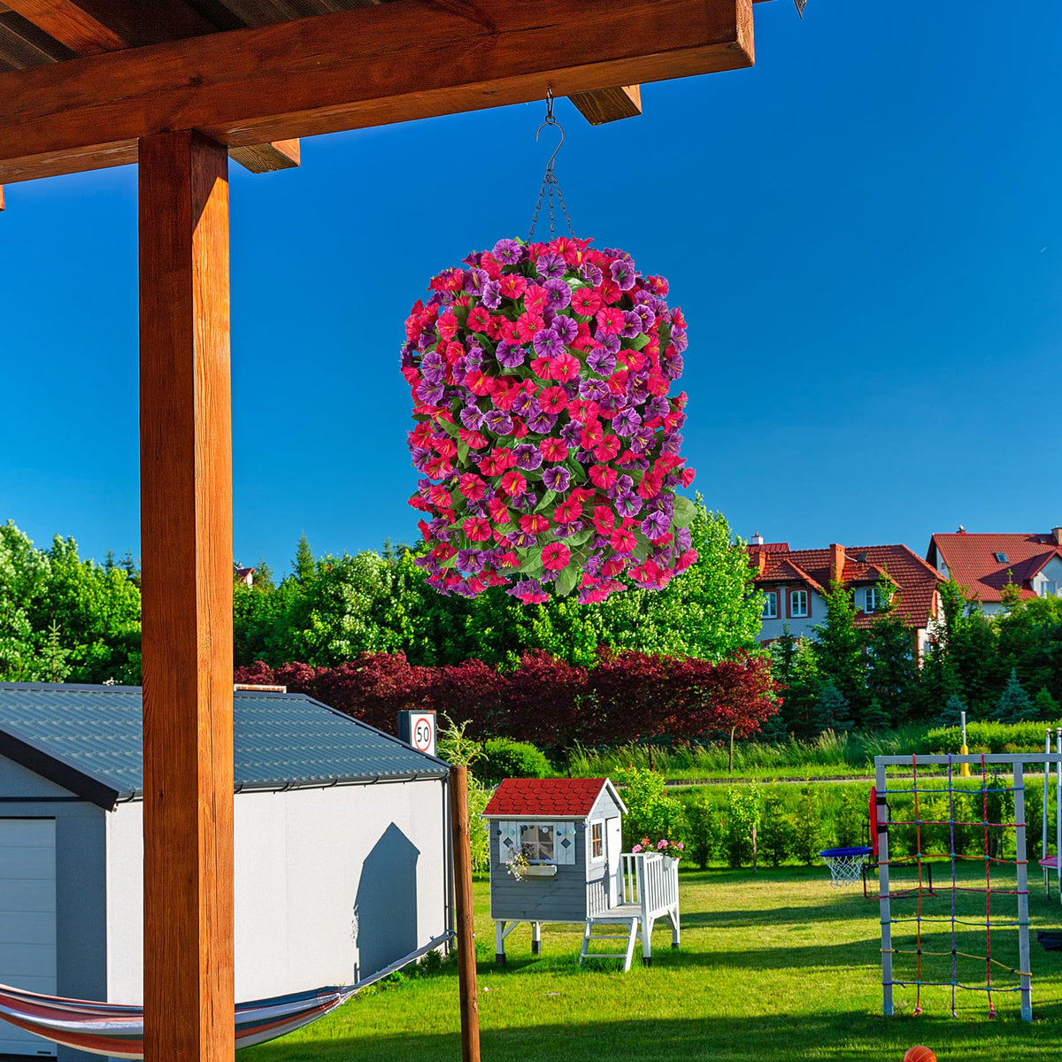 INXUGAO chain length 13.8 inches supports versatile hanging setups.