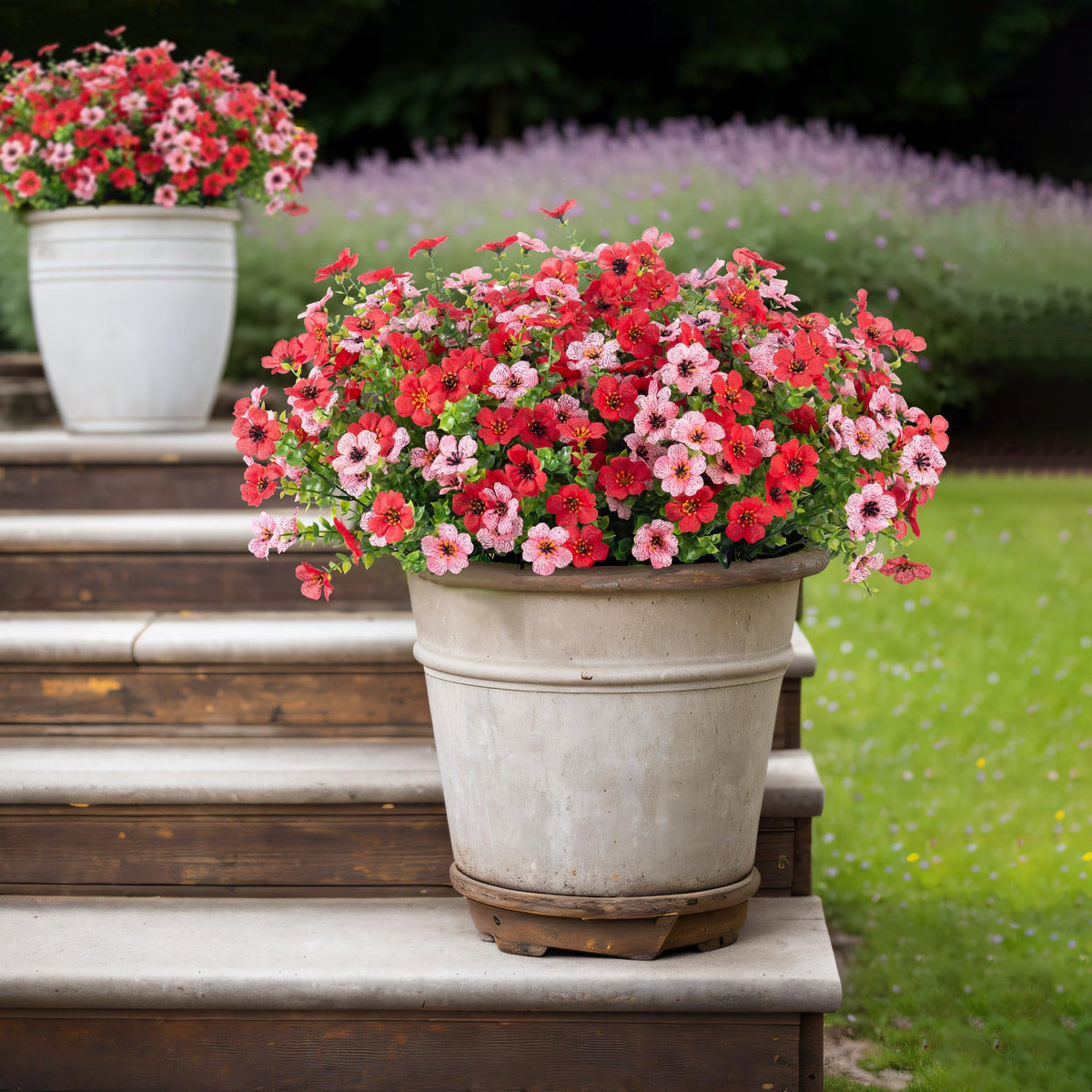INXUGAO colorful daisy bundles elevate porch or garden decor with vivid hues.