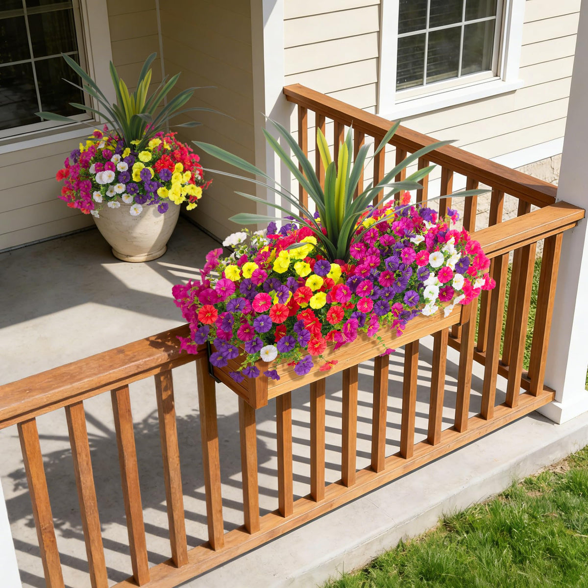 INXUGAO colorful morning glory patio decor brightening outdoor spaces.