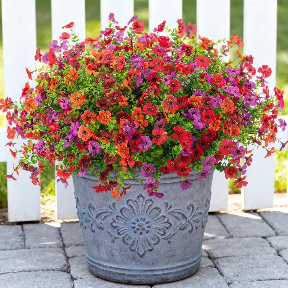 INXUGAO daisy bundles brighten the front door with maintenance-free color.