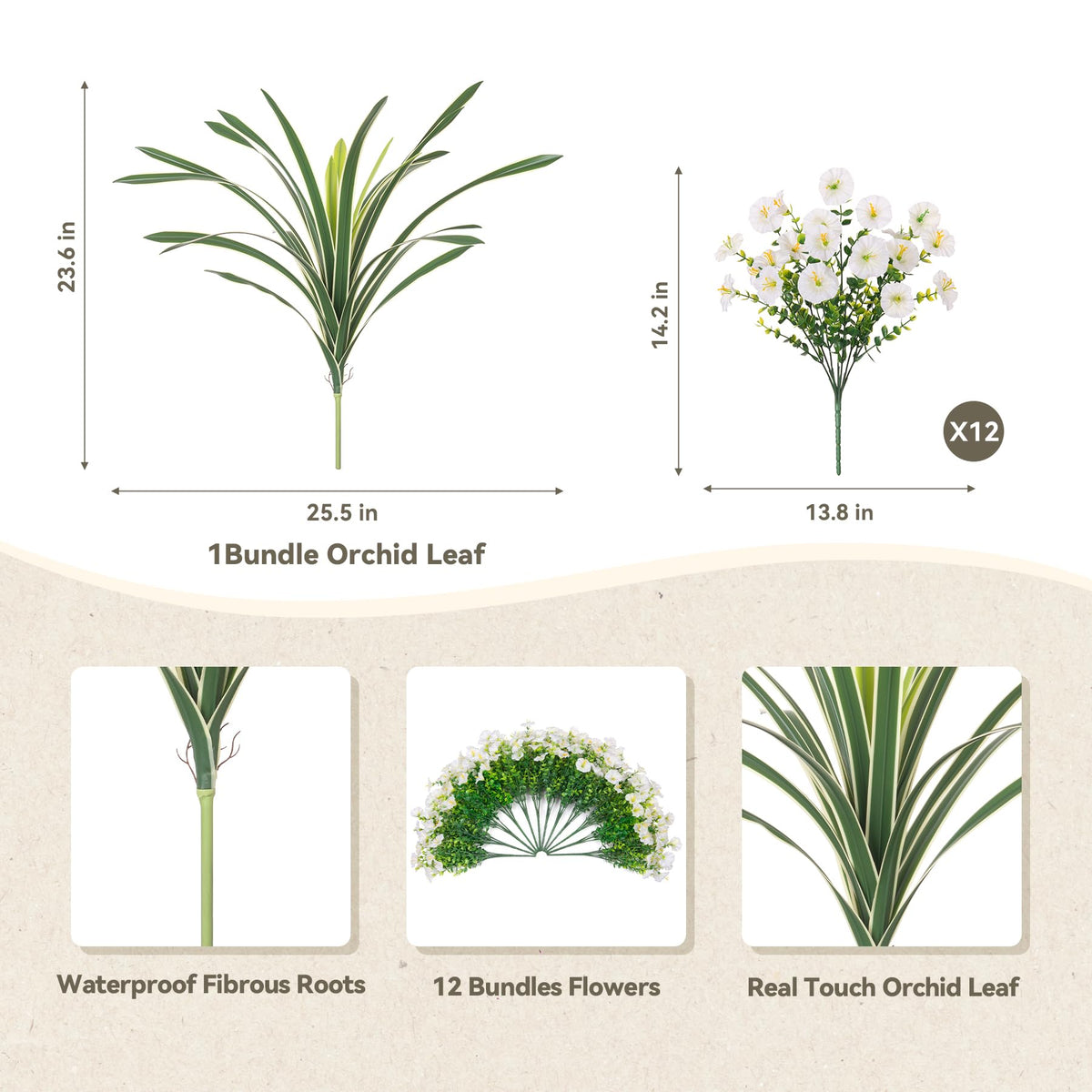 INXUGAO eucalyptus leaves bouquet adds lifelike greenery to garden displays