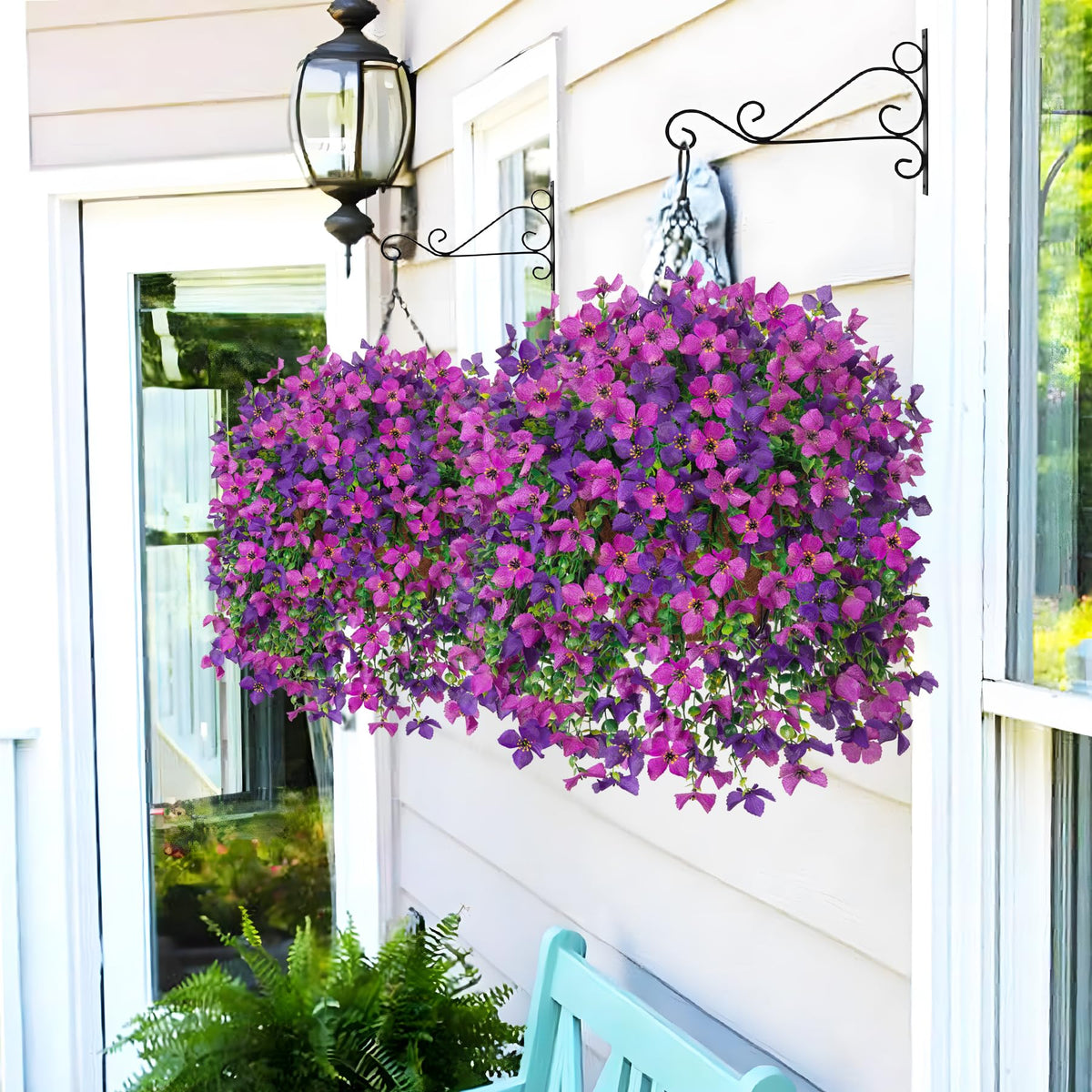 INXUGAO UV-resistant blooms resist sun fade outdoors