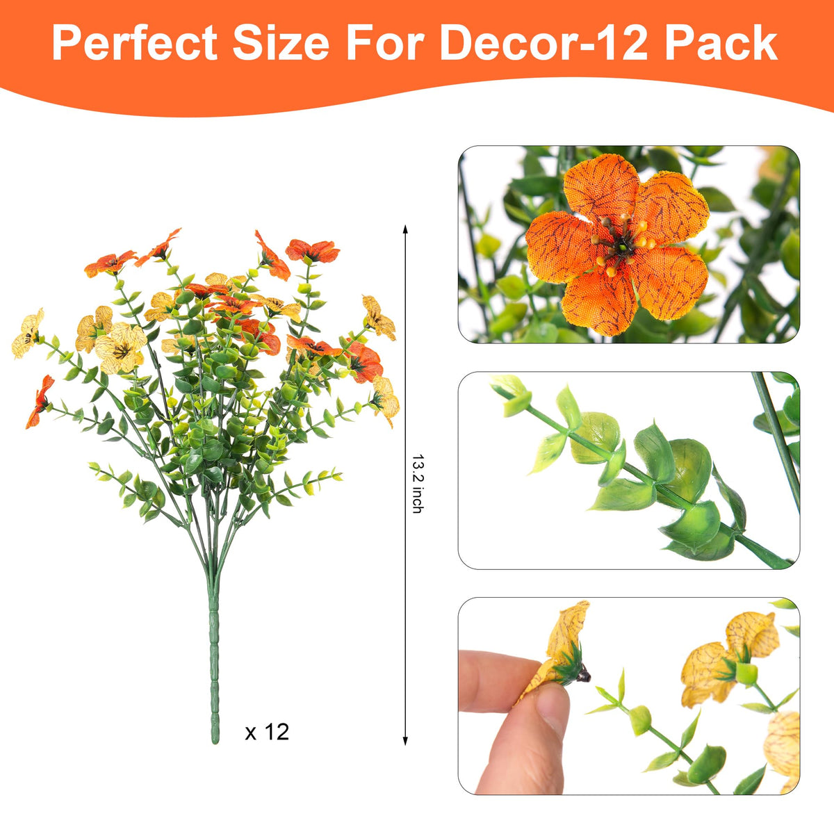 INXUGAO front-door daisy bundle creates welcoming entryway color.