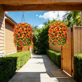 INXUGAO outdoor decor keeps shape with minimal maintenance and no watering.